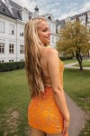Sheath/Column V Neck Sleeveless Short/Mini Lace Homecoming Dress with Beading